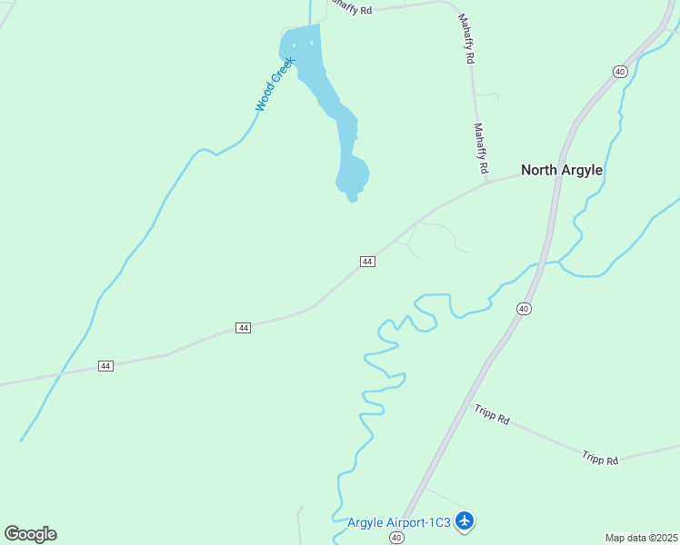 map of restaurants, bars, coffee shops, grocery stores, and more near 325 County Road 44 in Argyle