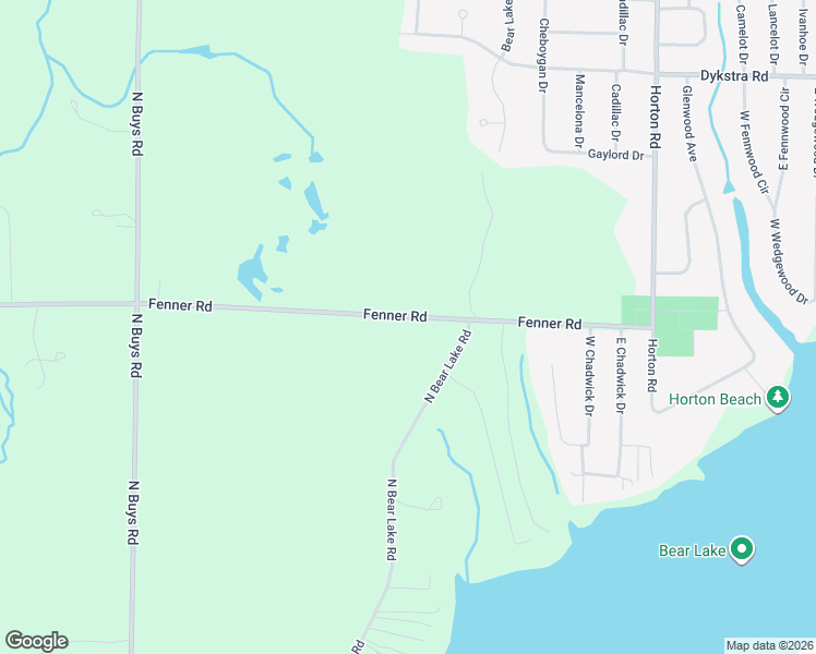 map of restaurants, bars, coffee shops, grocery stores, and more near 1945 Fenner Road in Muskegon