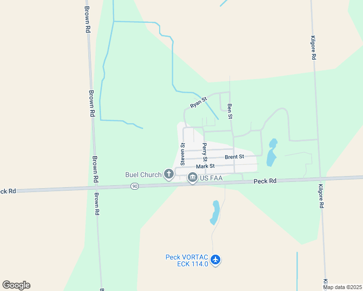 map of restaurants, bars, coffee shops, grocery stores, and more near 2181 Mark Street in Croswell