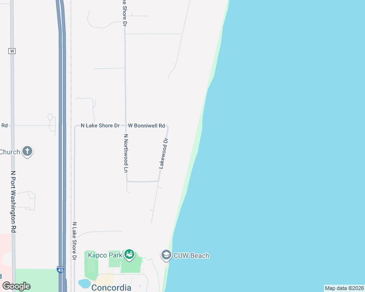 map of restaurants, bars, coffee shops, grocery stores, and more near 13560 Lakewood Drive in Mequon