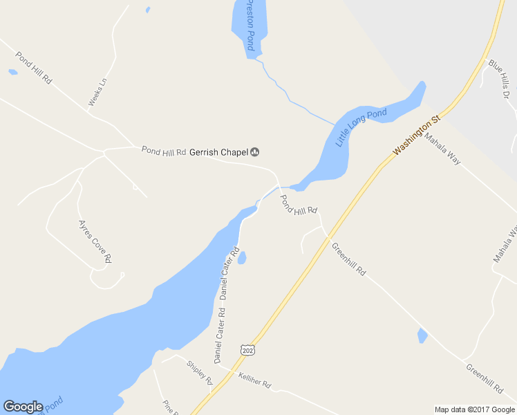 map of restaurants, bars, coffee shops, grocery stores, and more near 53 Daniel Cater Road in Barrington