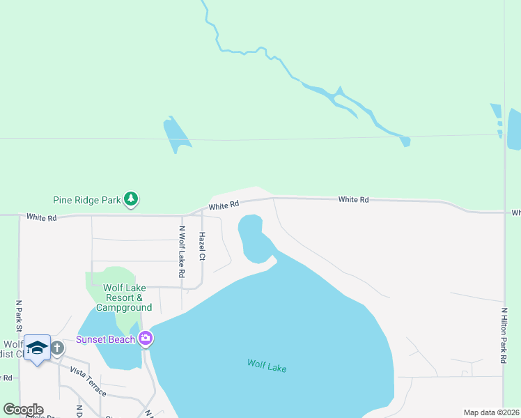 map of restaurants, bars, coffee shops, grocery stores, and more near 5869 White Road in Muskegon