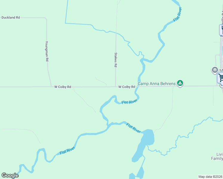 map of restaurants, bars, coffee shops, grocery stores, and more near 10037 Colby Road in Gowen