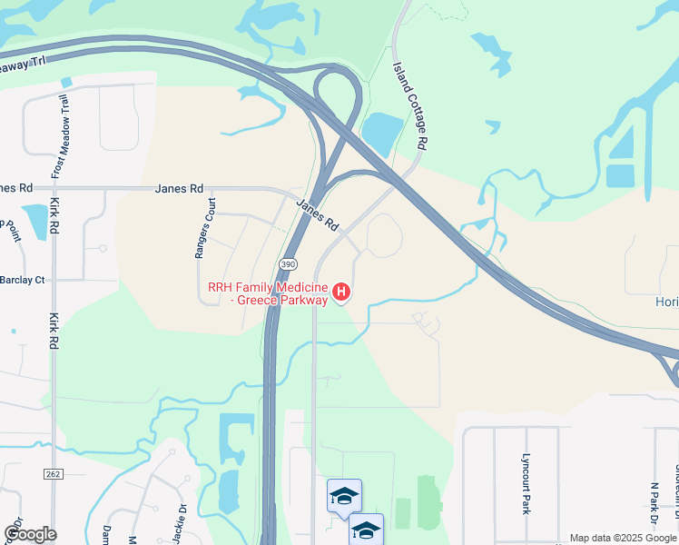map of restaurants, bars, coffee shops, grocery stores, and more near 600 Island Cottage Road in Rochester
