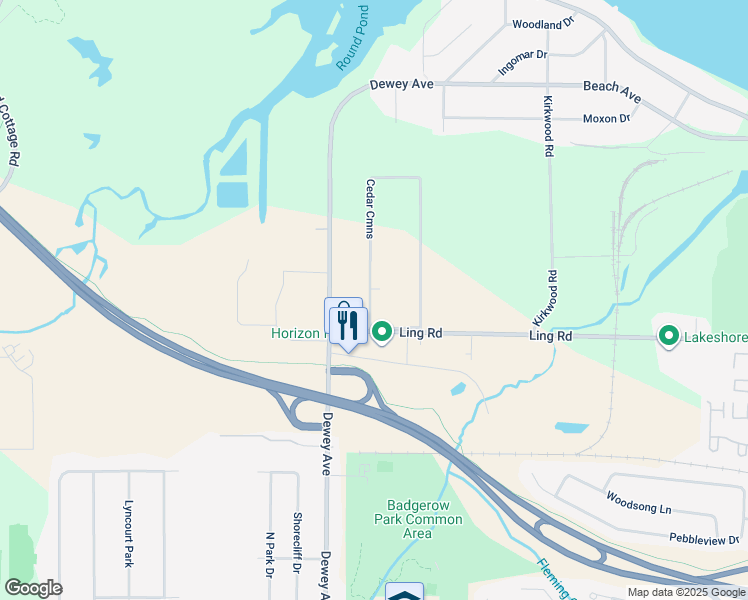 map of restaurants, bars, coffee shops, grocery stores, and more near 900 Calm Lake Circle in Rochester