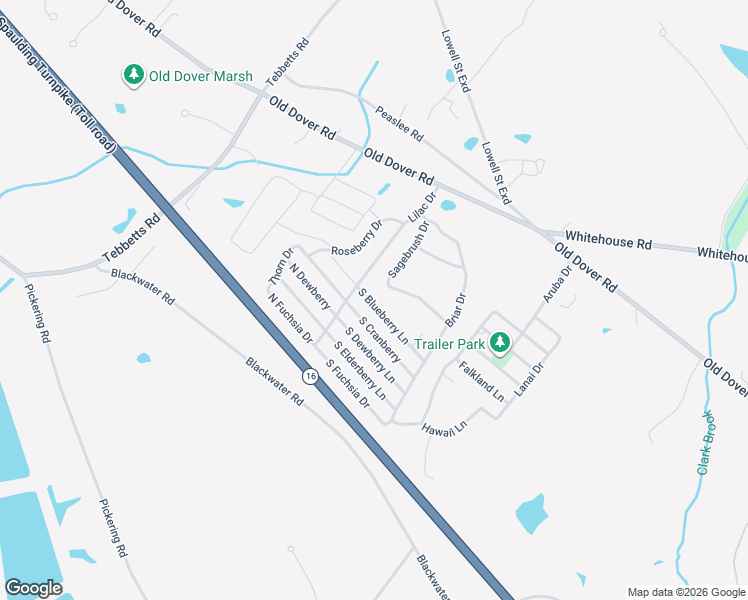 map of restaurants, bars, coffee shops, grocery stores, and more near 9 South Blueberry Lane in Rochester