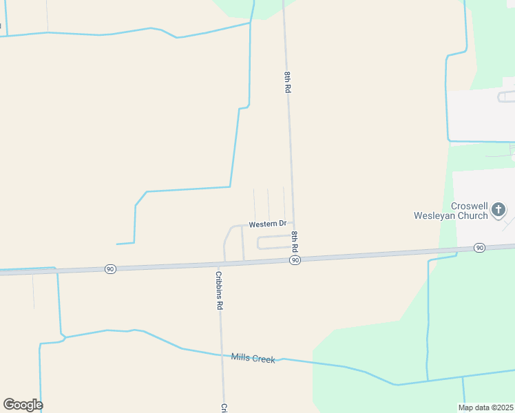 map of restaurants, bars, coffee shops, grocery stores, and more near 5401 Spruce Road in Croswell