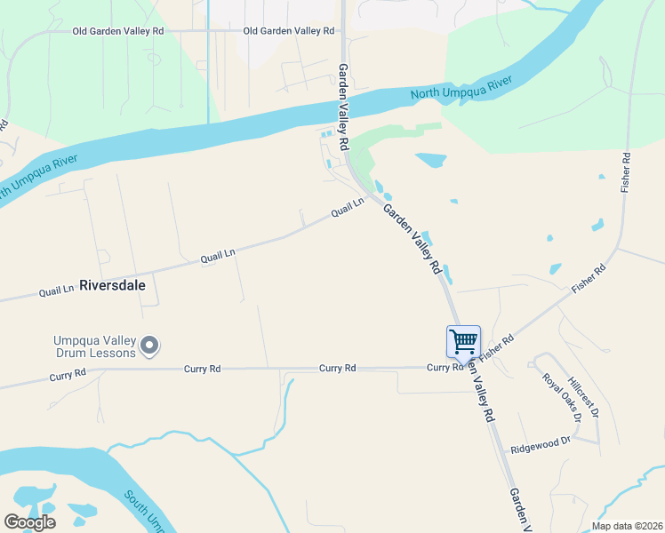 map of restaurants, bars, coffee shops, grocery stores, and more near Quail Lane in Douglas County
