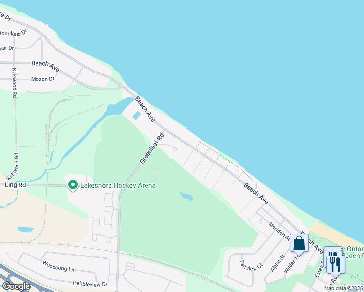 map of restaurants, bars, coffee shops, grocery stores, and more near 45 Cloverdale Street in Rochester