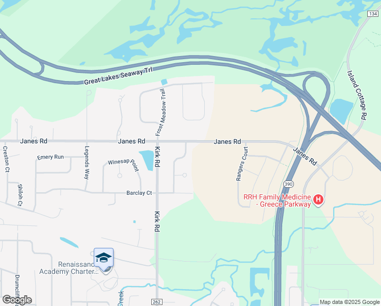 map of restaurants, bars, coffee shops, grocery stores, and more near 330 Cameron Hill Drive in Rochester