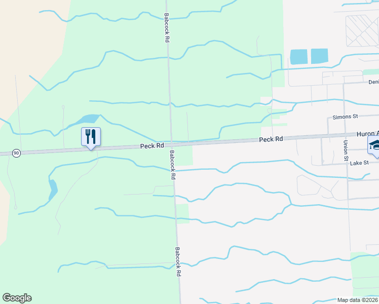 map of restaurants, bars, coffee shops, grocery stores, and more near 6800 Peck Road in Lexington