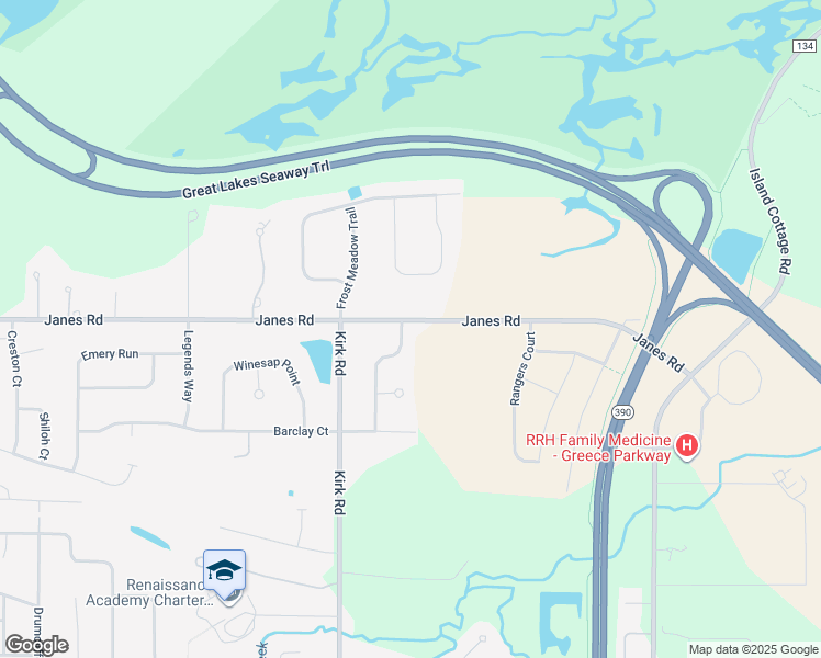 map of restaurants, bars, coffee shops, grocery stores, and more near 330 Cameron Hill Drive in Rochester