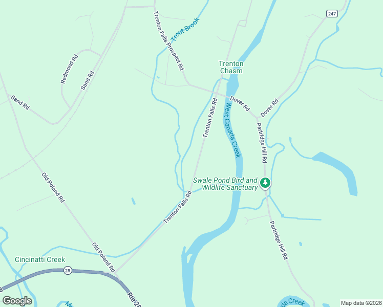 map of restaurants, bars, coffee shops, grocery stores, and more near 8397 Trenton Falls Road in Barneveld