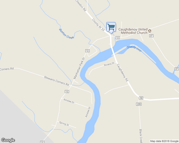 map of restaurants, bars, coffee shops, grocery stores, and more near 4409 Riviera Drive in Central Square