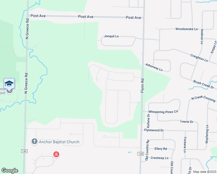 map of restaurants, bars, coffee shops, grocery stores, and more near 20 Timarron Trail in Rochester