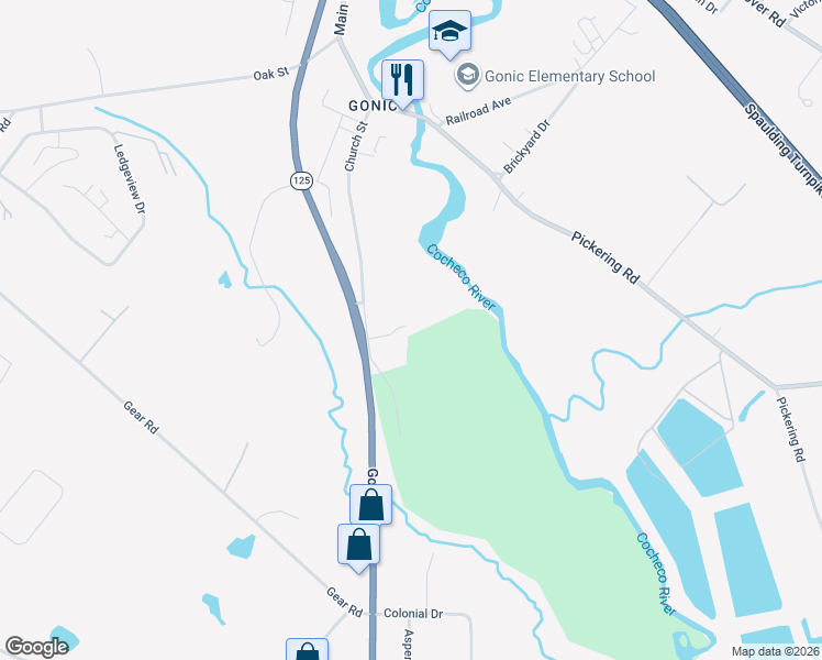 map of restaurants, bars, coffee shops, grocery stores, and more near 86 Church Street in Rochester