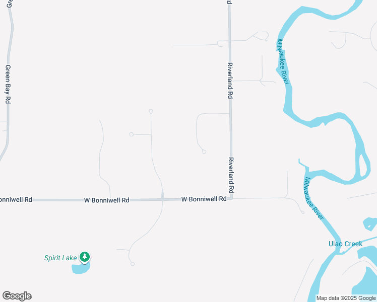 map of restaurants, bars, coffee shops, grocery stores, and more near 3612 West Bonniwell Road in Mequon