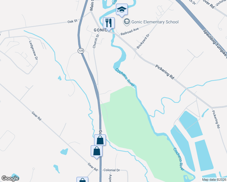map of restaurants, bars, coffee shops, grocery stores, and more near 86 Church Street in Rochester