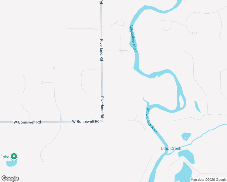 map of restaurants, bars, coffee shops, grocery stores, and more near 13700 Riverland Road in Mequon