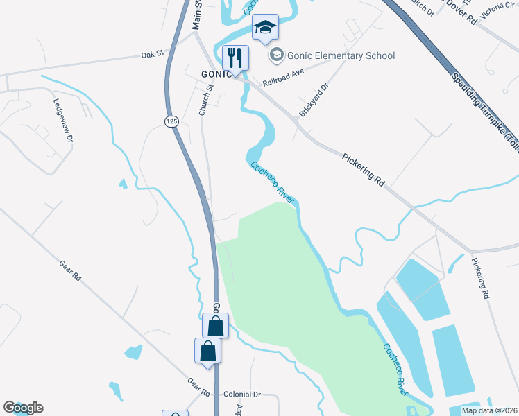 map of restaurants, bars, coffee shops, grocery stores, and more near 82 Church Street in Rochester