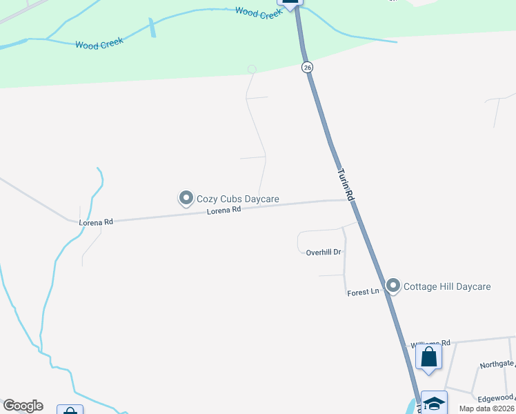 map of restaurants, bars, coffee shops, grocery stores, and more near 6275 Lorena Rd in Rome