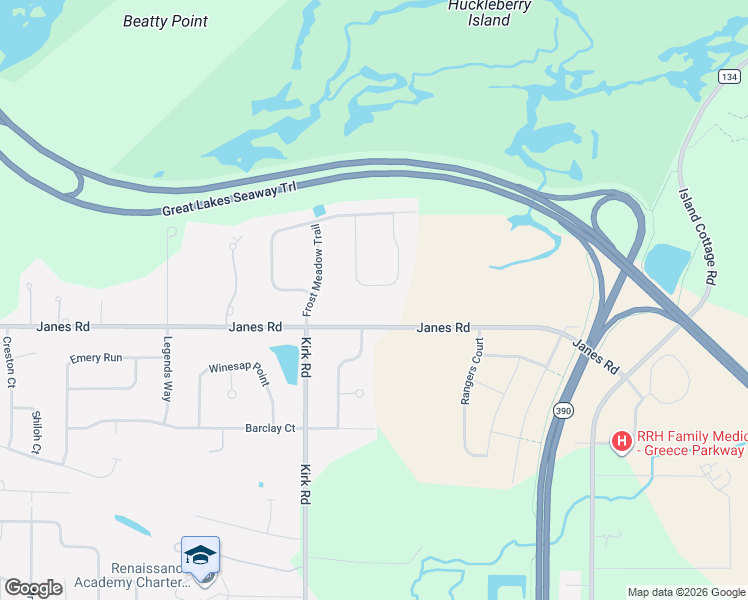 map of restaurants, bars, coffee shops, grocery stores, and more near 95 Blue Aspen Way in Rochester