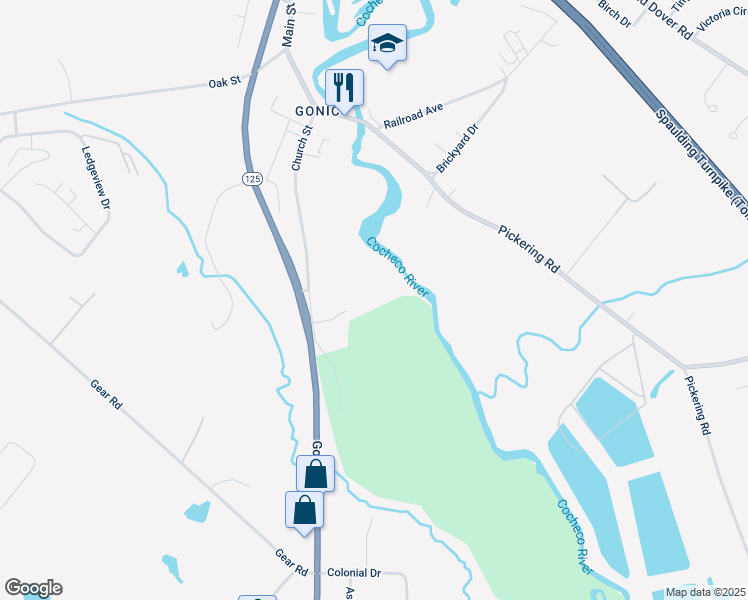 map of restaurants, bars, coffee shops, grocery stores, and more near 86 Church Street in Rochester