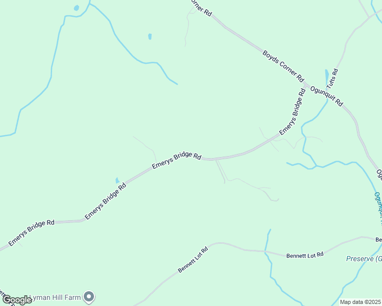 map of restaurants, bars, coffee shops, grocery stores, and more near 563 Emerys Bridge Road in South Berwick