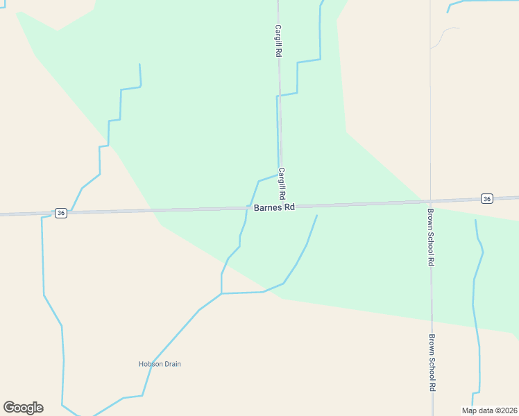 map of restaurants, bars, coffee shops, grocery stores, and more near 5986 Barnes Road in Brown City