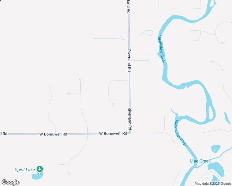 map of restaurants, bars, coffee shops, grocery stores, and more near 13700 N Riverland Rd in Mequon