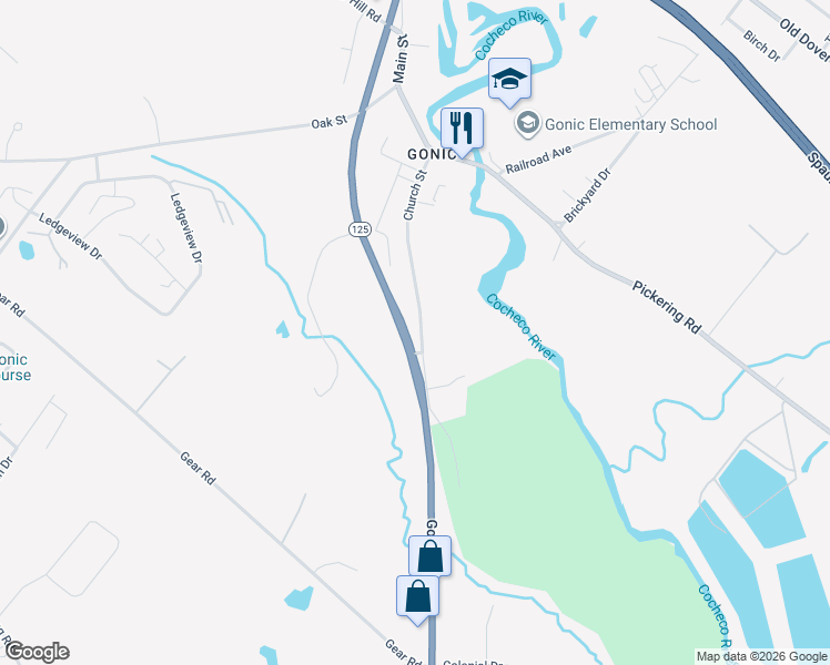 map of restaurants, bars, coffee shops, grocery stores, and more near 67 Church Street in Rochester
