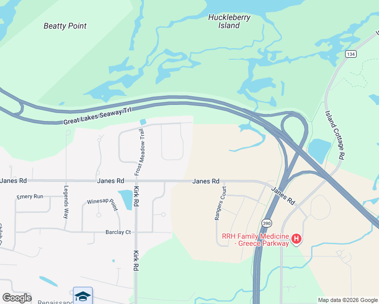 map of restaurants, bars, coffee shops, grocery stores, and more near 125 Blue Aspen Way in Rochester
