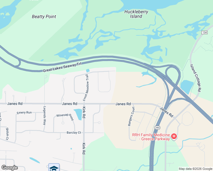 map of restaurants, bars, coffee shops, grocery stores, and more near 95 Blue Aspen Way in Rochester