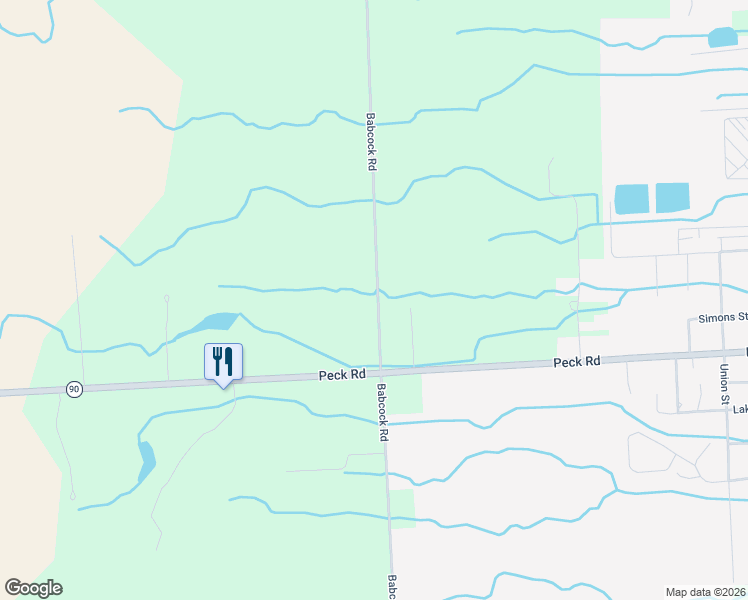 map of restaurants, bars, coffee shops, grocery stores, and more near 5360 Babcock Road in Lexington