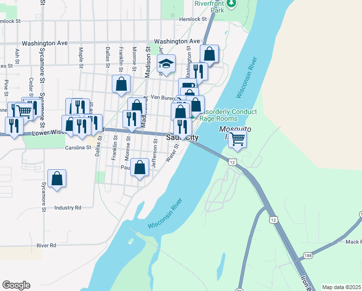 922 Water Street, Sauk City WI Walk Score