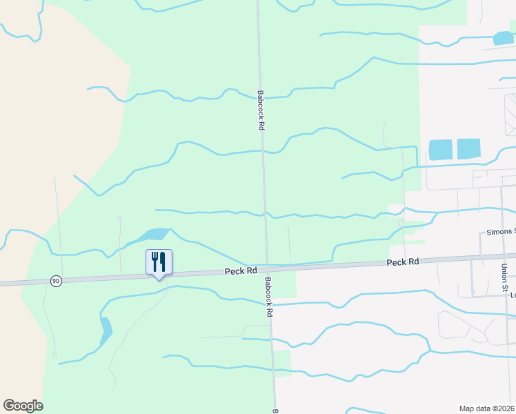 map of restaurants, bars, coffee shops, grocery stores, and more near 5360 Babcock Road in Lexington