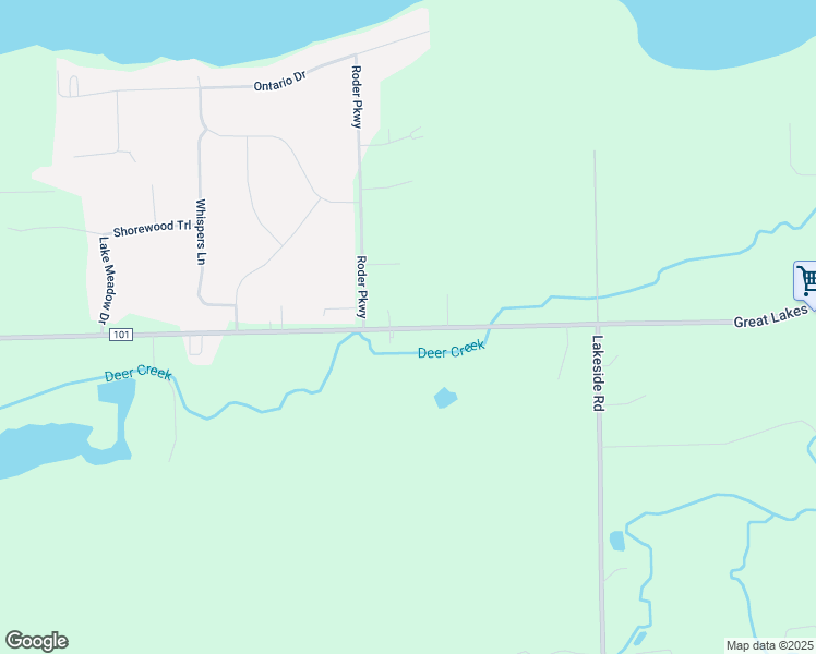 map of restaurants, bars, coffee shops, grocery stores, and more near 703 County Road 101 in Ontario