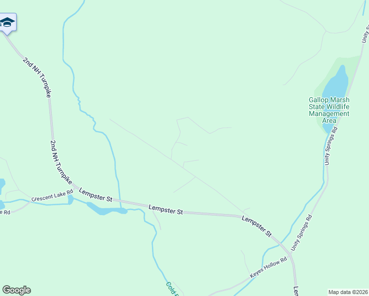 map of restaurants, bars, coffee shops, grocery stores, and more near 26 Mountain View Road in Lempster