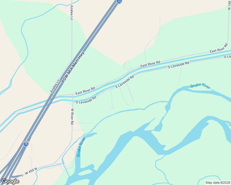 map of restaurants, bars, coffee shops, grocery stores, and more near 27 South Lavaside Road in Blackfoot