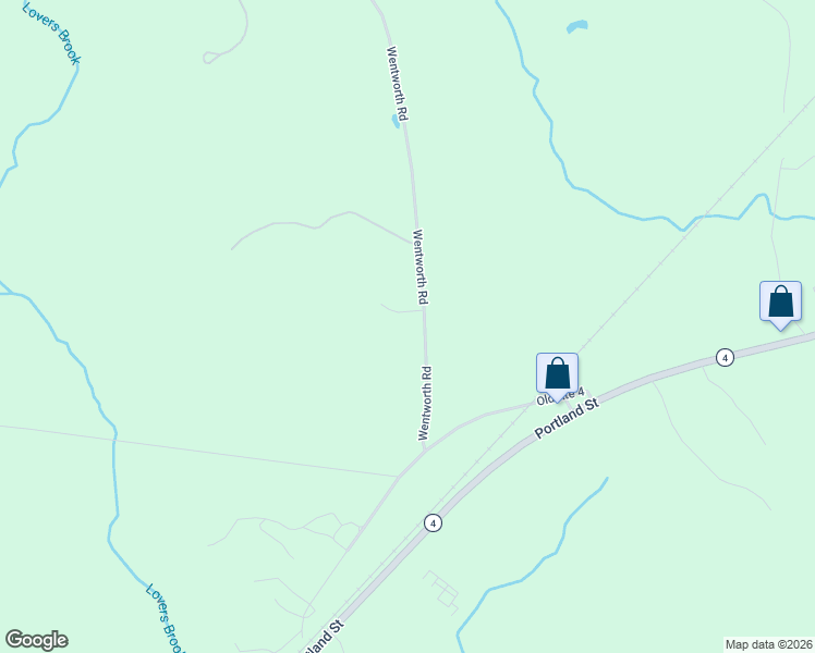 map of restaurants, bars, coffee shops, grocery stores, and more near 124 Wentworth Road in Berwick