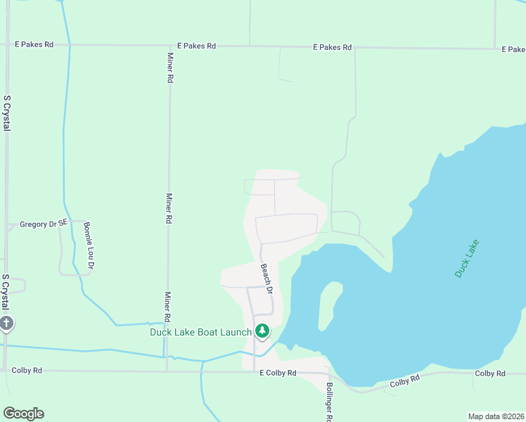 map of restaurants, bars, coffee shops, grocery stores, and more near 9250 Michelle Drive in Crystal
