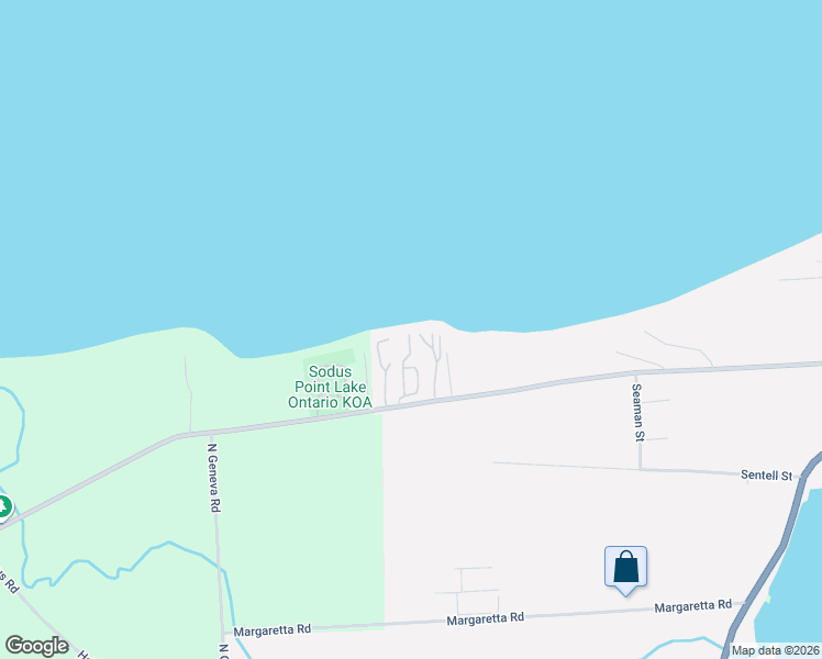 map of restaurants, bars, coffee shops, grocery stores, and more near 7945-105 Lake Road in Sodus Point