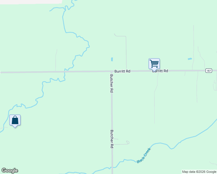 map of restaurants, bars, coffee shops, grocery stores, and more near 21 Butcher Road in Hilton