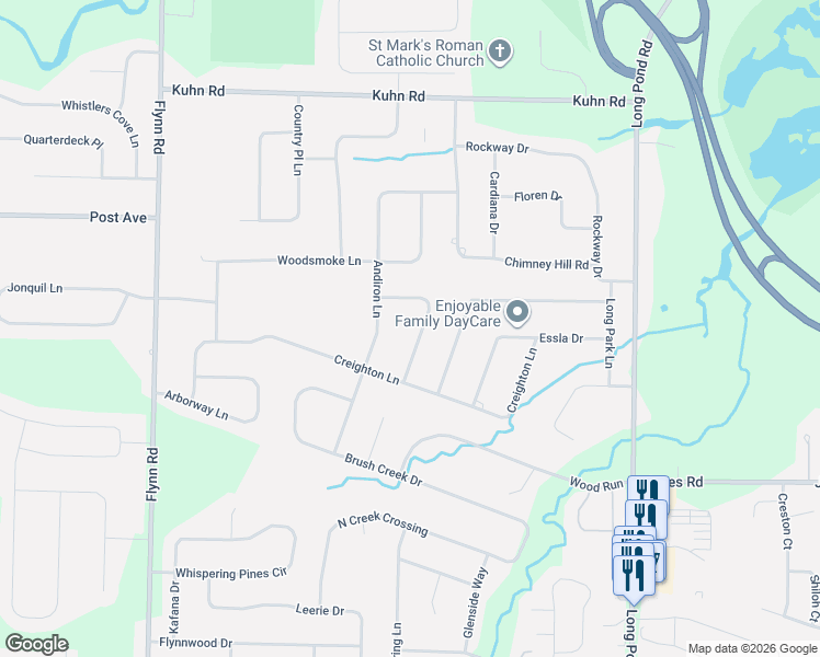 map of restaurants, bars, coffee shops, grocery stores, and more near 62 Emjay Lane in Rochester