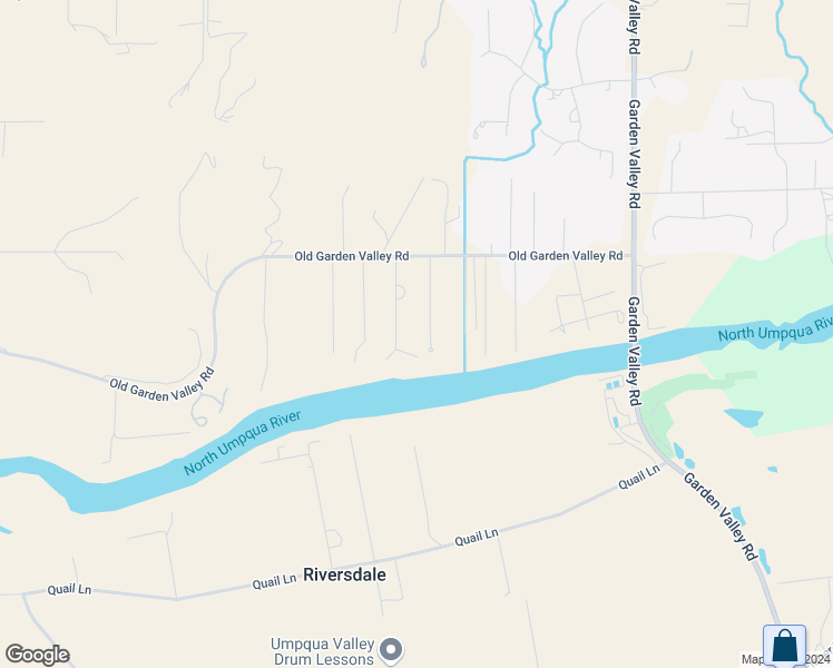 map of restaurants, bars, coffee shops, grocery stores, and more near 262 Westwood Lane in Roseburg