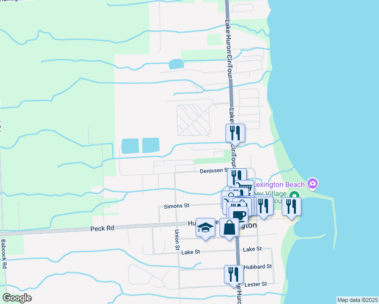 map of restaurants, bars, coffee shops, grocery stores, and more near 5306 Main Street in Lexington