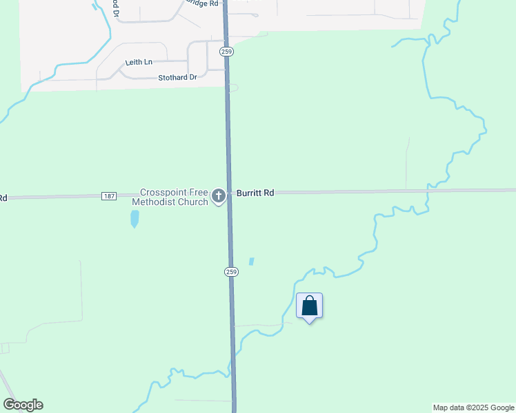 map of restaurants, bars, coffee shops, grocery stores, and more near 413 Burritt Road in Hilton