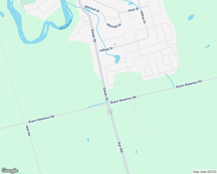 map of restaurants, bars, coffee shops, grocery stores, and more near 1056 Swan Street in Ayr