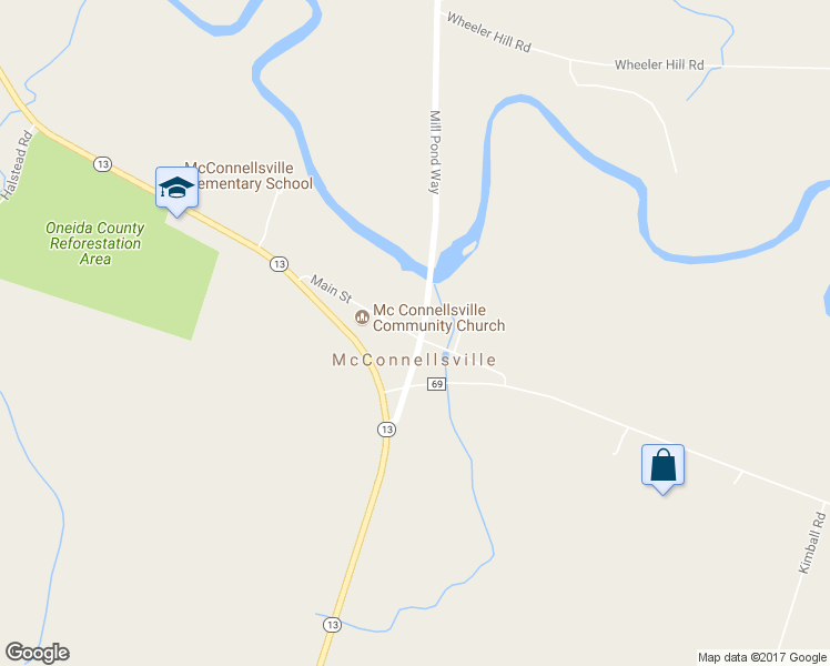 map of restaurants, bars, coffee shops, grocery stores, and more near in McConnellsville