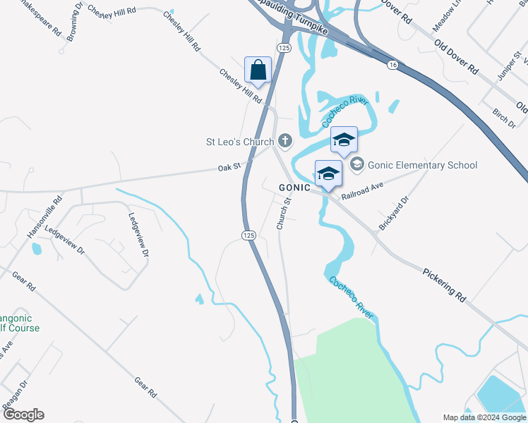 map of restaurants, bars, coffee shops, grocery stores, and more near 21 Sherman Street in Rochester
